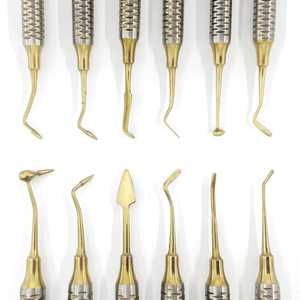 Herramientas profesionales de laboratorio dental, instrumentos de archivo de acero inoxidable de precisión, modelado, acabado alisado, maquinaria de trabajo dental - Product Image 3