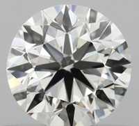 Rond Brillant 0.90 Carat I Couleur VVS2 Clarté EX EX EX EX Coupe Aucun Fluorescence Certificat GIA Diamant Naturel Excellent Lustre