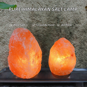 Lámpara de Sal Redonda Tallada a Mano con Tema Floral, Material 100% Orgánico de Calidad, Transpirable - Product Image 1