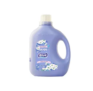 Alta Qualidade Pure Natural Confortável Azul Detergente Líquido Para Lavanderia-Perfume de ervas-Garrafa-3kg