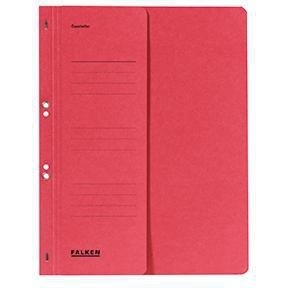 Falken DIN <b>A4</b> 250g/m Recycled Red Eyelet File <b>Folder</b> Manila Cardboard New Design - Product Image 1