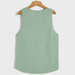 เสื้อกล้ามผู้ชายสีทึบระบายอากาศได้ดีแห้งเร็วระบายอากาศได้ดีออกแบบใหม่ - Product Image 2