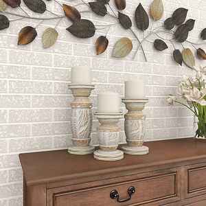 Portavelas de hierro personalizable de perfil delgado con líneas limpias, ideal para mesas de cena, interiores modernos y decoración de restaurantes - Product Image 3