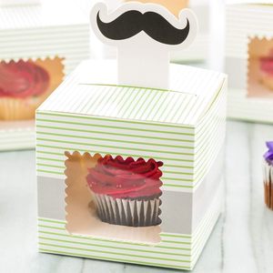 Thứ Cb-194 Trẻ Em Cupcake <span class=keywords><strong>Moustache</strong></span> Ủng hộ Hộp Và Công Chúa Vận Chuyển Để Đi Hộp Kẹo Cho Đảng - Product Image 4