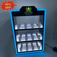 Vitrine de Présentation de Stylos à Tabac Tinya, Vitrine LED Vape, Présentoir de Comptoir en Acrylique pour Magasin de Tabac et Électronique