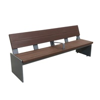 Haoyida Assurance qualité 3 places banc en bois jardin meubles en bois dur utilisé bancs de parc en plein air