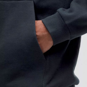 Sudaderas en blanco de lana de peso pesado de algodón de alta calidad con logotipo de gran tamaño personalizado 80% Algodón 20% poliéster sudaderas con hombros caídos - Product Image 4