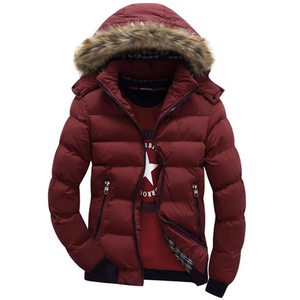 Veste matelassée réversible à capuche pour homme, nouvelle conception, couleur unie, logo sur le devant, imperméable, respirante, veste de sport de haute qualité - Product Image 6