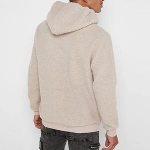 2025 OEM al por mayor Jersey grueso personalizado Fuzzy Furry Sherpa Sudadera con capucha de lana para hombres logotipo personalizado transpirable invierno hombres sudaderas con capucha - Product Image 3