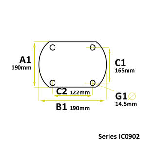 Amortiguador de Goma Cuadrado 1533-43018-0 para Piezas de Maquinaria de Construcción - Product Image 3