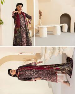 AJM Trade House 5557 Designer ethnique pakistanais femmes Salwar costumes soie formelle et Georgette lourde pour les fêtes - Product Image 3