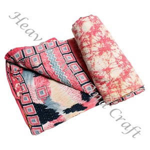 Couverture Kantha Gudari, couverture Kantha Gudari, vente en gros, fournisseur d'or, GD2207, couverture Kantha faite à la main, coton imprimé indien - Product Image 6