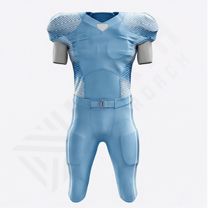 Best Quality American Football Uniform Customized Printing Sublimated Quick Dry Breathable American Football <b>Performance</b> <b>Wear</b> - Product Image 1