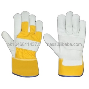 Guantes de Trabajo Resistentes y Cómodos de Cuero Vacuno, Resistentes a la Abrasión, Protección de Seguridad Industrial para las Manos - Product Image 4