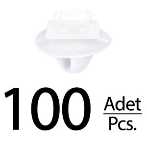 Clips de fixation pour Renault, Peugeot, Citroën, Fiat - 100 pièces - Product Image 1