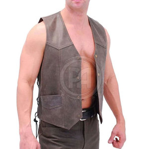 Chaleco de Cuero Personalizado para Hombre, Uso Diario, Moda Motera, Actividades al Aire Libre y Colección de Ropa Casual Elegante - Product Image 3