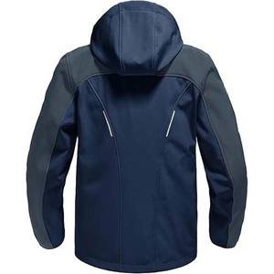 Logo personnalisé travail coupe-vent garrot extérieur imperméable manteau softshell hiver polaire Softshell coupe-vent veste pour hommes - Product Image 2