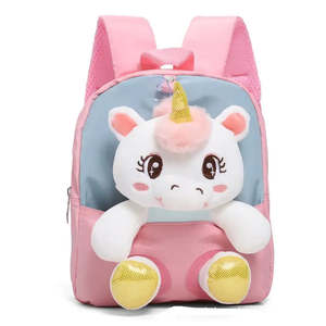 Mochila de Peluche Petite Licorne para Niñas, Bolsa Escolar con Diseño de Unicornio Adorable - Product Image 1