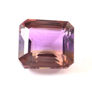 28,7 quilates calidad AAA ametrino Natural Octágono corte esmeralda piedra preciosa de cuarzo suelta de Brasil para la fabricación de joyas tarifa al por mayor - Product Image 3