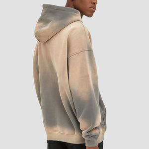 Marque de distributeur personnalisée sweat à capuche brodé poids lourd 100% coton délavé à l'acide prix de gros dernière collection - Product Image 2