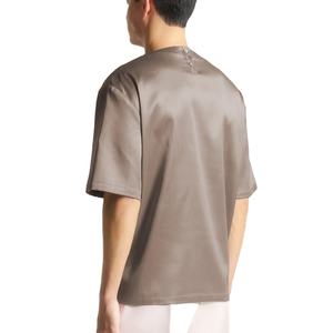 Camisetas de manga corta con hombros caídos, 100% algodón, serigrafía personalizada, camiseta para hombre, camisetas personalizadas de alta calidad - Product Image 6