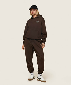 Wholesale Premium Quality Archive <b>Brown</b> <b>Women's</b> Graphic Hoodie <b>Top</b> Selling Anti-Wrinkle And Breathable Blank Hoodies For <b>Women</b> - Product Image 3