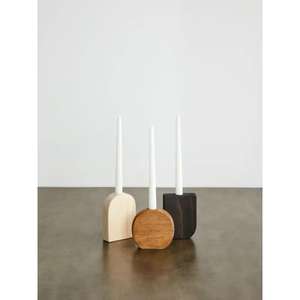 Bougeoir en bois pour décor à la maison candélabres faits à la main centres de mariage Antique pilier titulaire bougeoir décoratif - Product Image 3