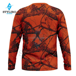 Camisetas de Algodón para Hombre con Estampado de Árboles Reales para Caza y Camping, Jersey de Manga Larga con Impresión Digital Transpirable - Product Image 2