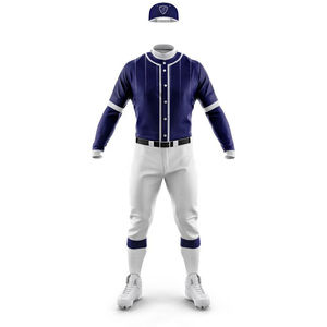 Nueva venta al por mayor en blanco hombres béisbol personalizado poliéster su propio diseño liso transpirable hombres peso ligero uniforme de béisbol - Product Image 3