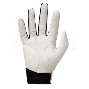 Gants de frappe de baseball pour adultes en coton biologique 100% lisse avec couleur et logo personnalisés - Prix d'usine en gros - Product Image 2