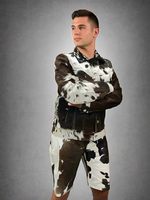 Blouson Bomber Vintage Hiver 2025 Homme en Cuir de Vachette Écologique Épais Chaud Coupe-Vent Respirant à Capuche Zippé Patchwork Personnalisable