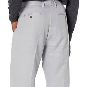 กางเกงผ้าฝ้ายสำหรับผู้ชายกางเกงลำลองทรงสลิมฟิตพร้อมสายรัดเอวยางยืด - Product Image 5