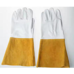 2025 Gants de protection Gants d'abrasion en cuir de vachette de haute qualité Gants de soudage de sécurité de qualité supérieure - Product Image 4