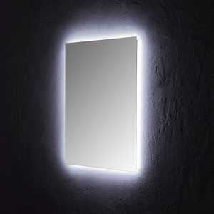 เฟอร์นิเจอร์ห้องน้ำ ดีไซน์อิตาลี กระจกติดผนังพร้อมไฟ LED รอบขอบ ขนาด 60x80 ซม. รุ่น Koricini - Product Image 1
