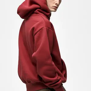 Blank Men's Hoodie High Quality Oversized Unisex Slim Hoodie And Sweatshirt Wholesale Custom 100% Cotton For Men Pullover