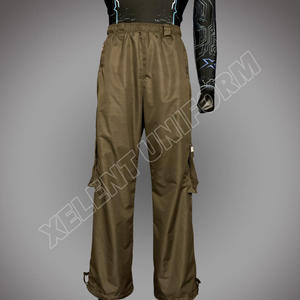 2025 hommes hiver extérieur Baggy vêtements de Ski classique imperméable respirant Snowboard Cargo pantalon veste marron avec coupe-vent caractéristique - Product Image 3