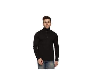 Veste en polaire à manches longues, col montant coupe-vent pour homme, demi-fermeture éclair, 2023 Polyester, impression personnalisée de qualité supérieure, 100% - Product Image 6