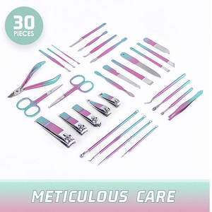 Juego de manicura y pedicura profesional de acero inoxidable más vendido, instrumentos de belleza de alta calidad, Kits de manicura al por mayor Oem - Product Image 4