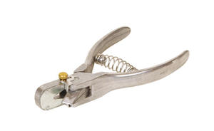 Coupure-oreilles vétérinaire manuel en U inversé, en aluminium réglable, grande et petite taille, en acier inoxydable - Product Image 6