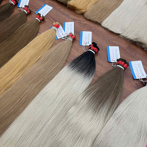 New Order 100% Extensiones de cabello a granel vietnamitas Varios colores Natural recto Alta calidad Super sedoso grande en stock - Product Image 2