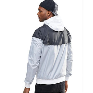 Wholesale Custom Windbreaker Zipper-Up Autumn <b>Hoodies</b> Breathable Windproof Plain Dyed <b>Gym</b> Outdoor Casual Wear Factory Price - Product Image 2
