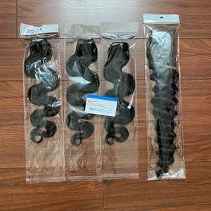 Produit phare : Lot de 3 mèches de cheveux vierges vietnamiens Remy non traités, double trame, extensions afro bouclées ondulées - Product Image 4