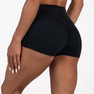 Women's Mid Waist Yoga Sport Shorts with Drawstring Closure Quick Dry & Breathable Fabric Eco-Friendly <b>Knee</b> <b>Length</b> Gym <b>Leggings</b> - Product Image 5