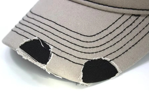 Classic Solid Distressed <b>Cap</b> Baseball <b>Cap</b> 100% Cotton Style Distressed <b>Cap</b> Plain Design for Men and <b>Women</b> - Product Image 5