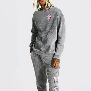 Men's Winter Pullover Street Wear Harajuku Training Jogging Tracksuit Regular Fit Fitness Cotton <b>Material</b> Gothic Vintage Solid - Product Image 3