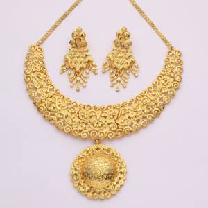 Traditional Gold Plated Forming Necklaces Special Occasion Fashion Jewelry for Women <b>Copper</b> & Brass Chapado En Oro Oro Laminado - Product Image 2