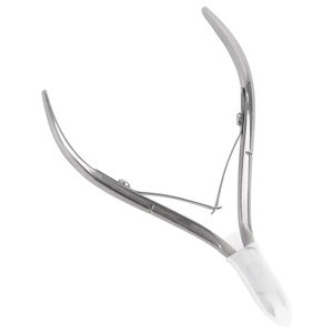 Pince à cuticules incurvée en acier inoxydable durable de qualité professionnelle, ultra-affûtée, pour manucure et pédicure, INNOVAMED INSTRUMENTS - Product Image 1