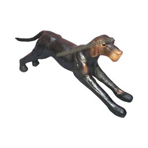 <b>Dog</b> Decorative Statue Figurine High Quality Hot Sale <b>Dog</b> Leather Sculpture for Office Hotel Restaurant and Home Decoration - Product Image 1