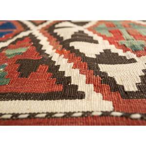 พรมขนสัตว์ขนาดใหญ่ Nayaab Classic ลายเรขาคณิต ทำมือ ขนาด 9x12 ฟุต สำหรับทางเข้าบ้าน-Paem-890 สีแดงและสีส้ม ทอแบบเรียบ - Product Image 3