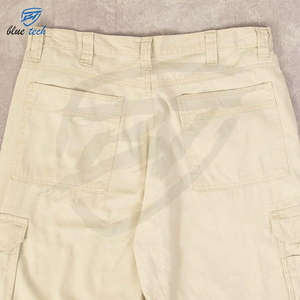OEM Factory Men's Sporty Quick Dry Tactical Outdoor Cargo Shorts with Multi Pockets 100% Cotton Solid Casual Canvas Custom Logo - Product Image 4